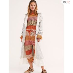 Free People Cool Breeze Trench Coat